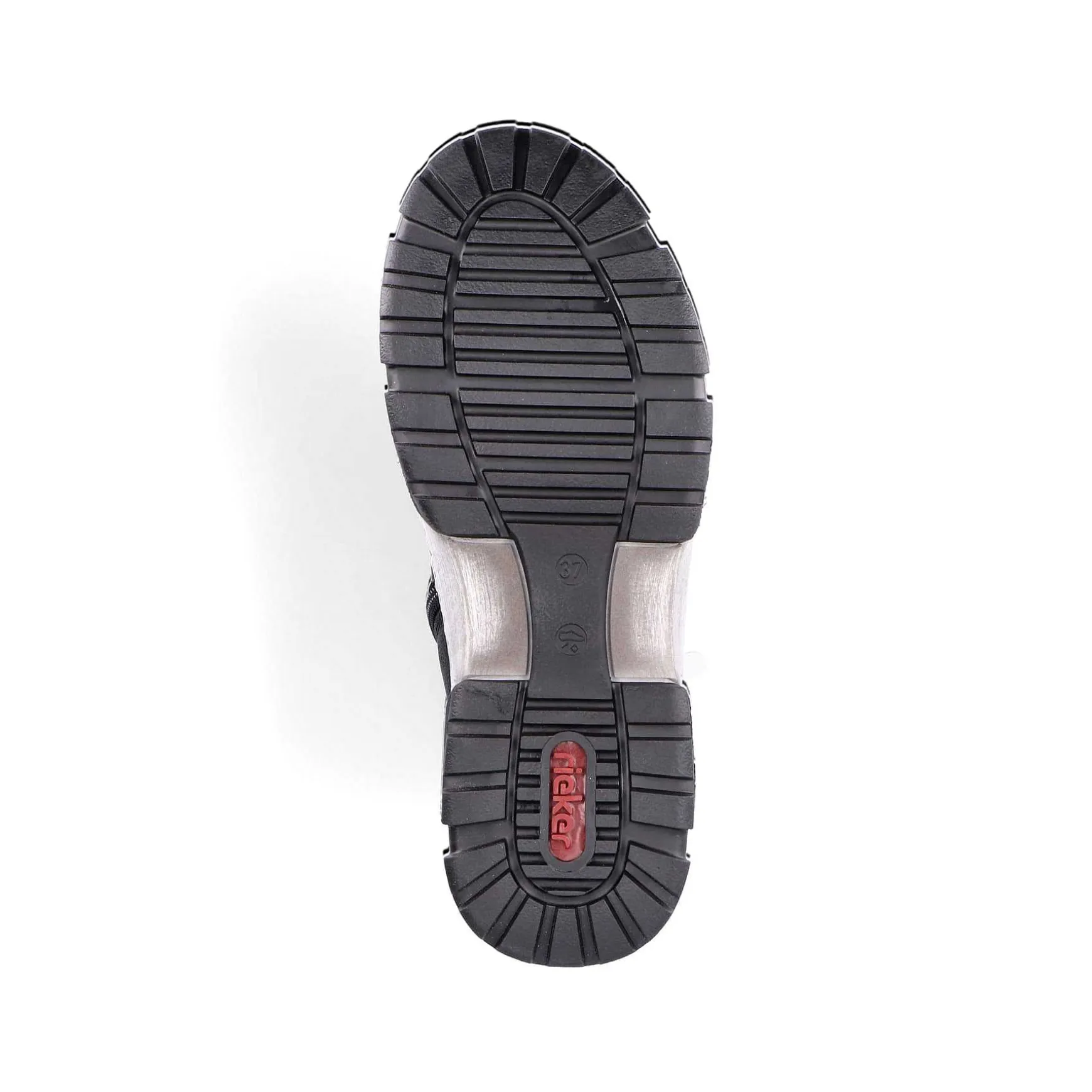 Rieker Women'S Corded Boots Deep Black