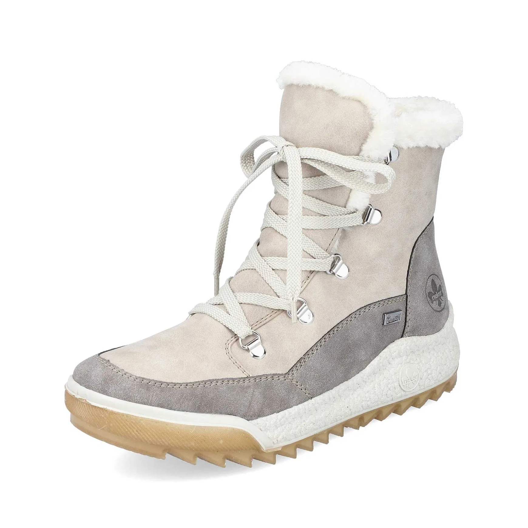 Rieker Women'S Corded Boots Light Beige
