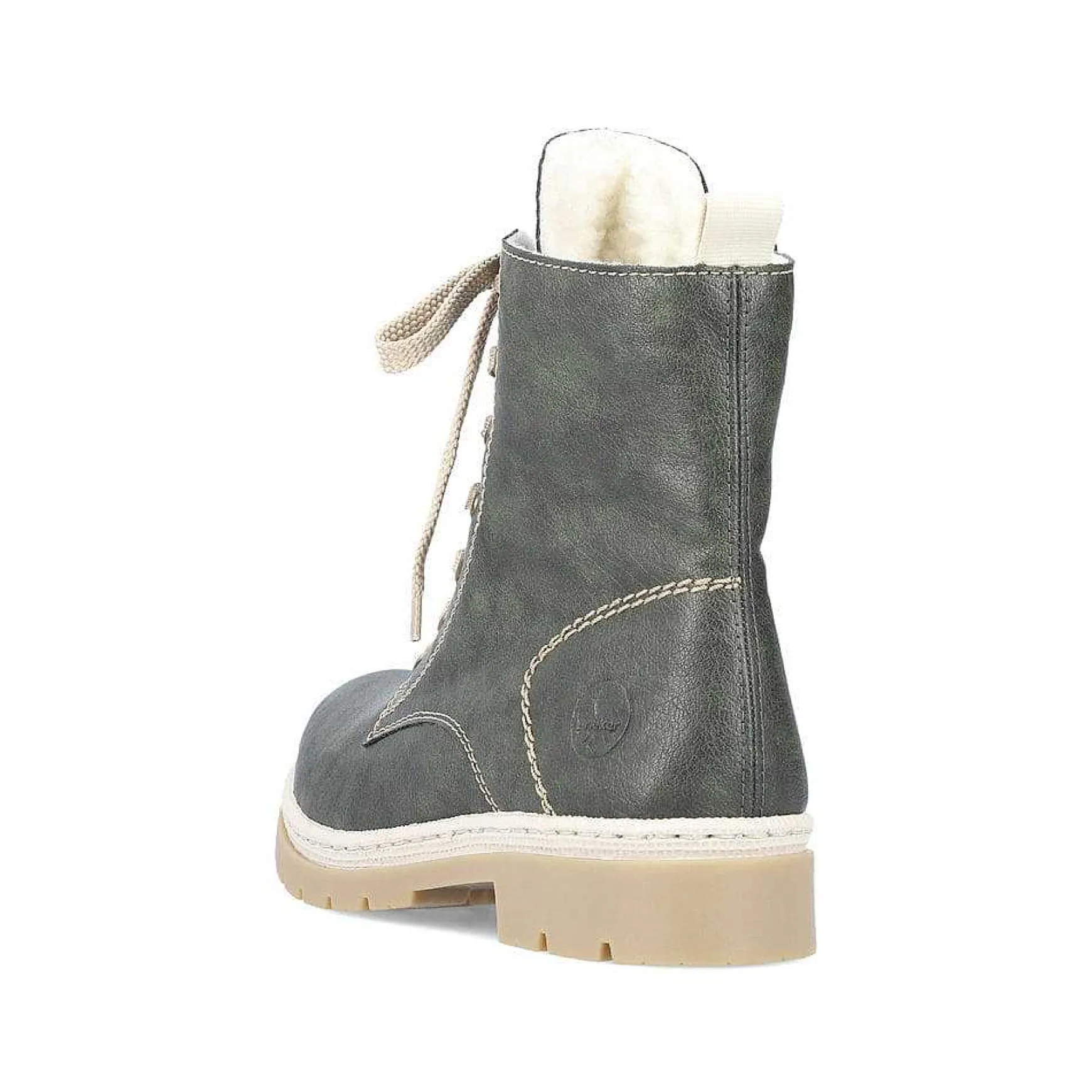 Rieker Women'S Corded Boots Khaki Green