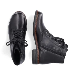 Rieker Women'S Corded Boots Night Black