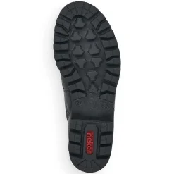 Rieker Women'S Corded Boots Deep Black