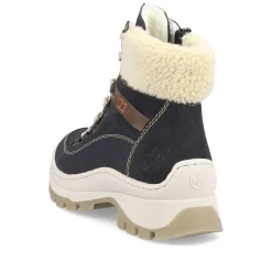 Rieker Women'S Corded Boots Dark Blue