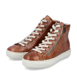 Rieker Women'S Corded Boots Fox Brown