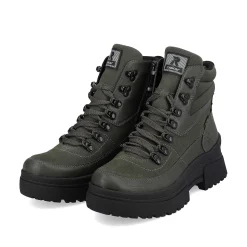 Rieker Women'S Corded Boots Army Green Black