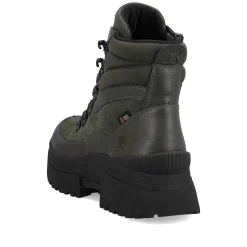 Rieker Women'S Corded Boots Army Green Black