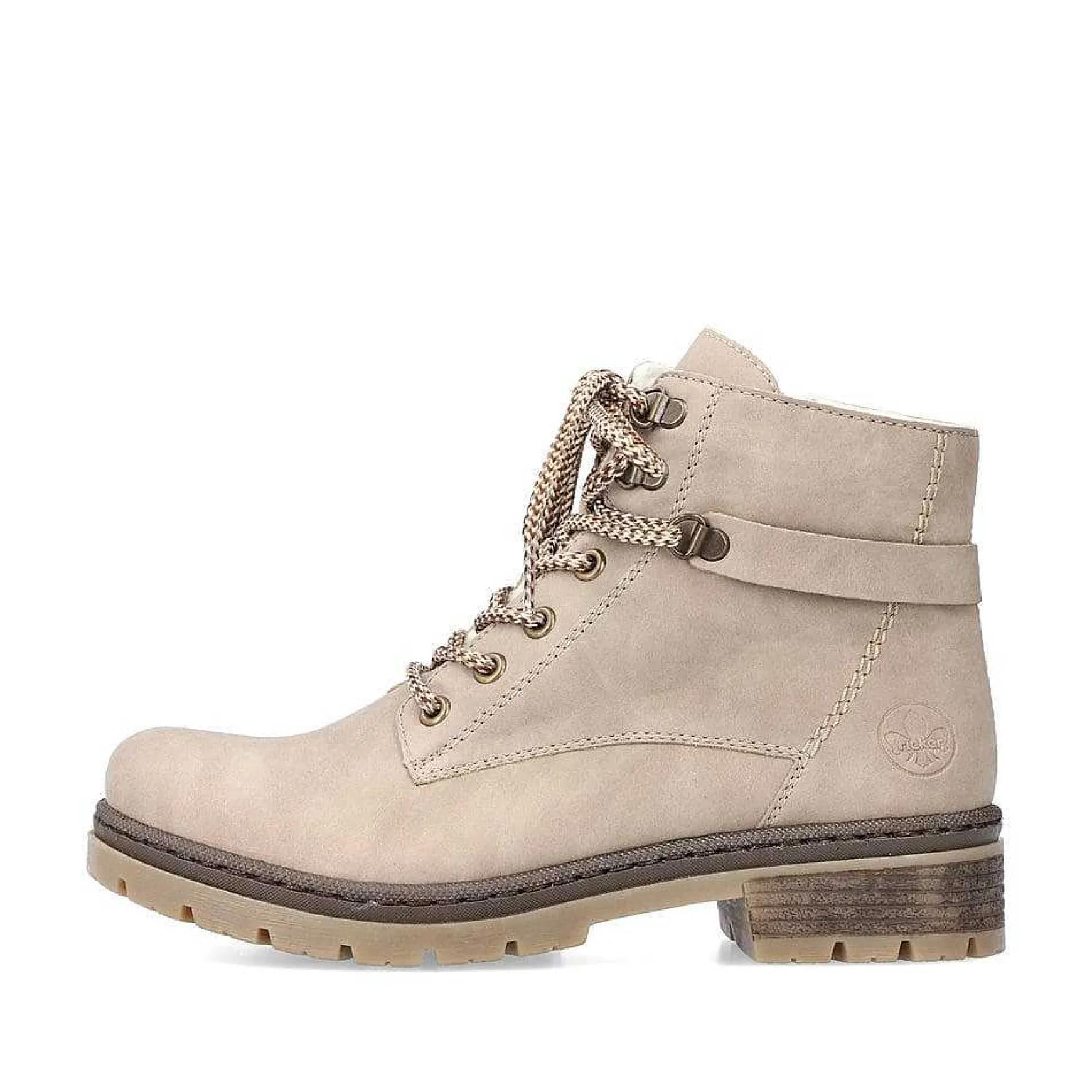 Rieker Women'S Corded Boots Light Beige