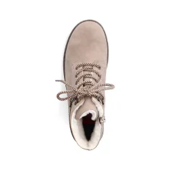 Rieker Women'S Corded Boots Light Beige