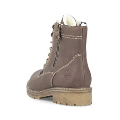 Rieker Women'S Corded Boots Chocolate Brown