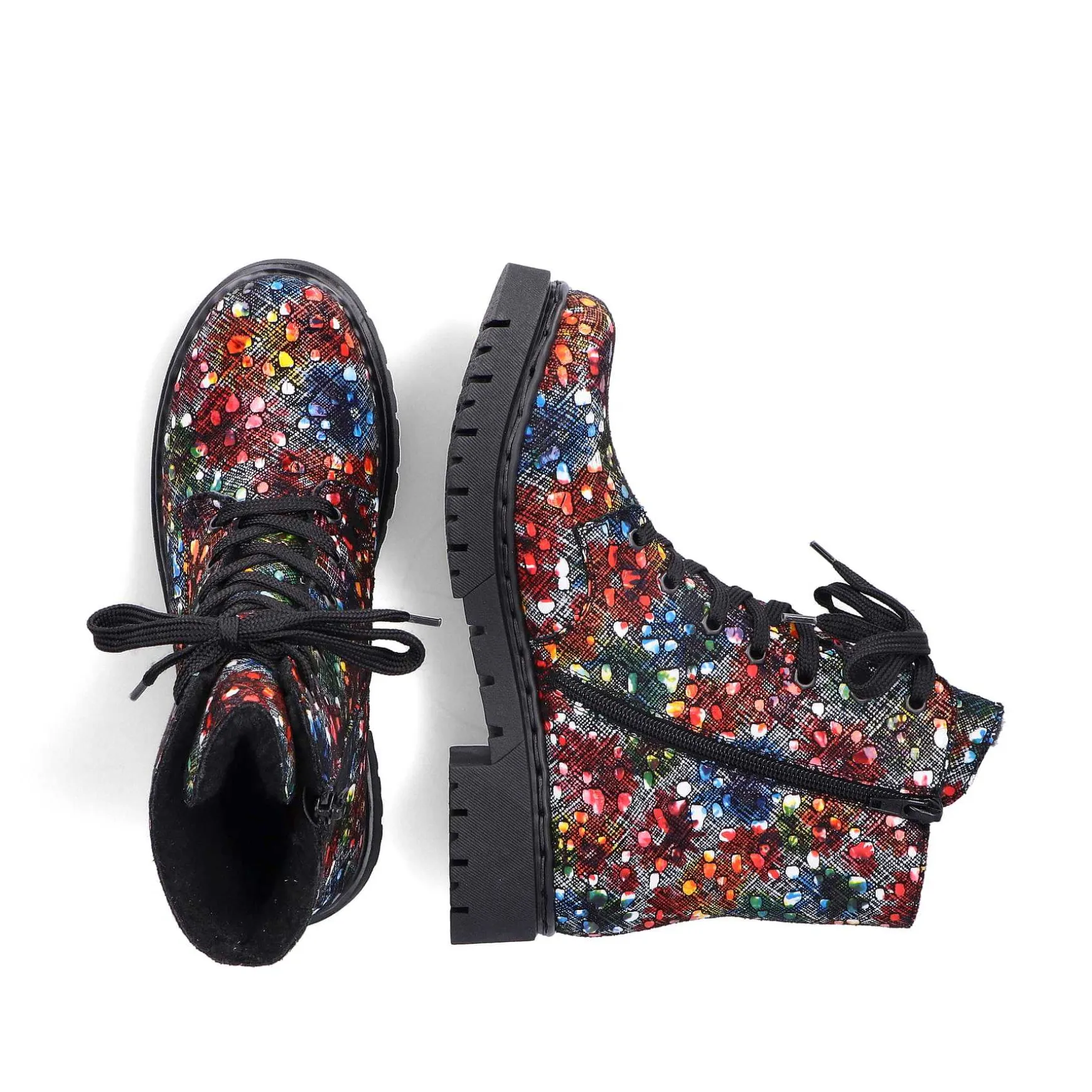 Rieker Women'S Corded Boots Multi