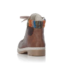 Rieker Women'S Corded Boots, Nut Brown