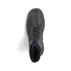 Rieker Women'S Corded Boots Night Black