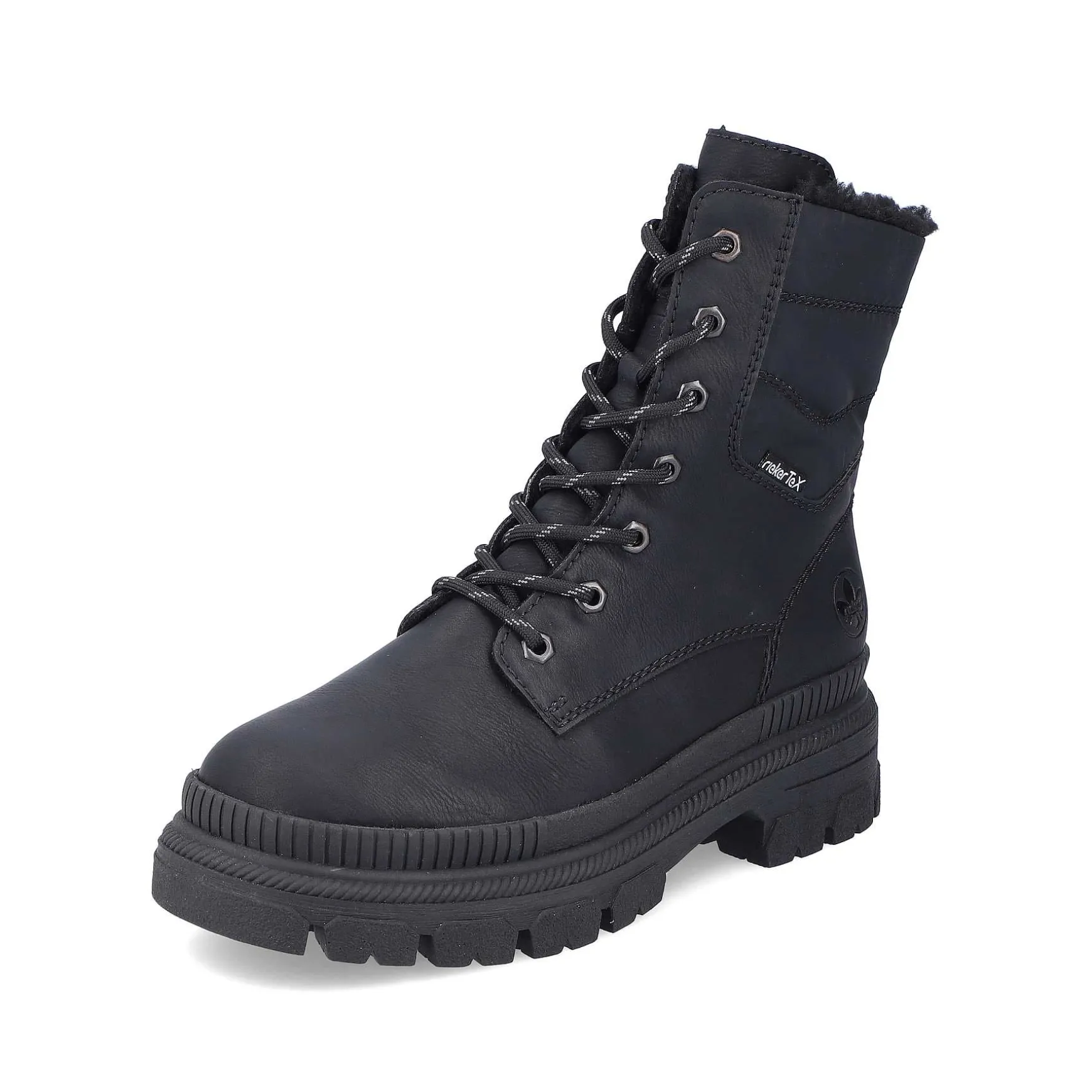 Rieker Women'S Corded Boots Night Black