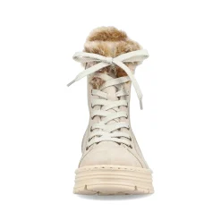 Rieker Women'S Corded Boots Light Beige