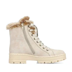 Rieker Women'S Corded Boots Light Beige