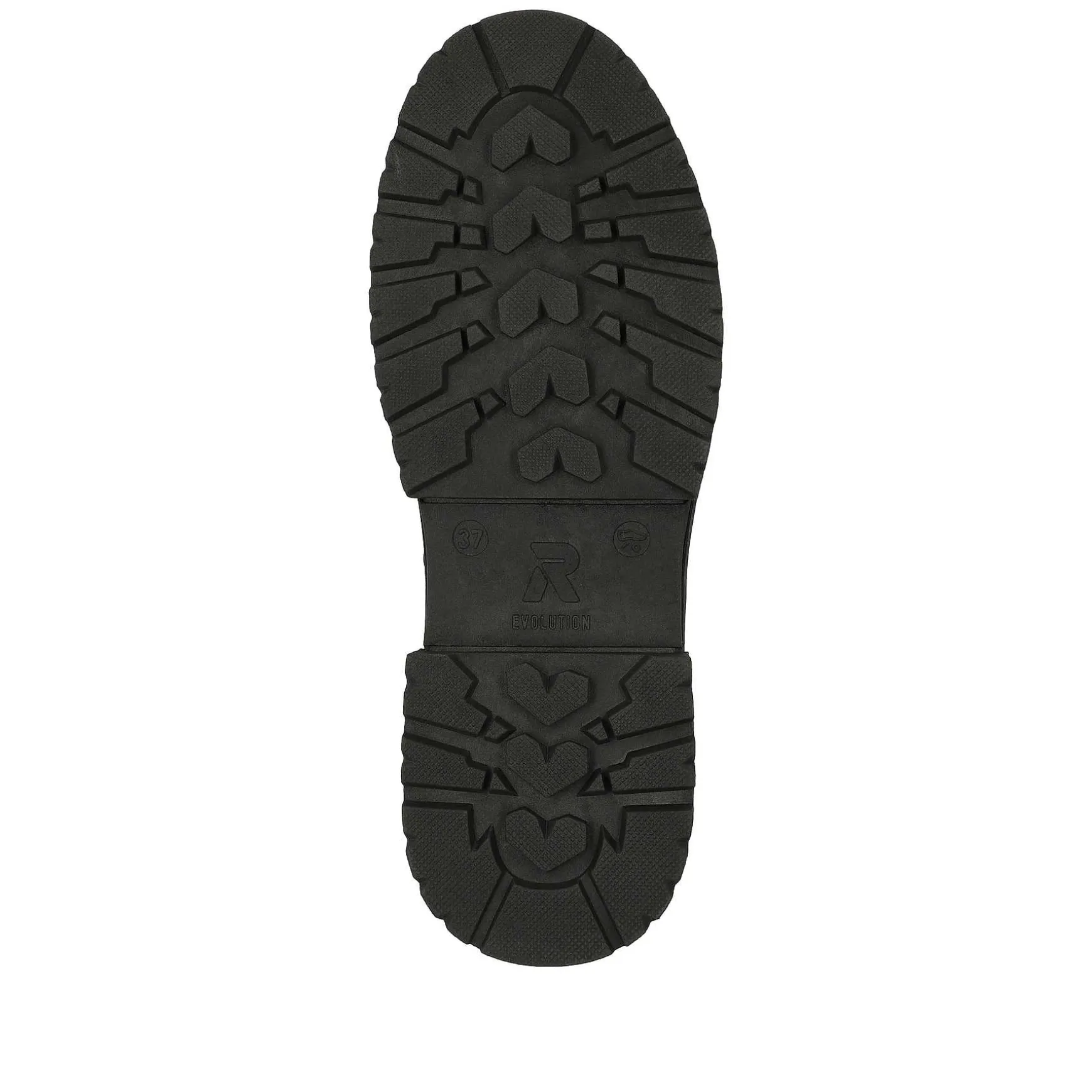 Rieker Women'S Corded Boots Deep Black