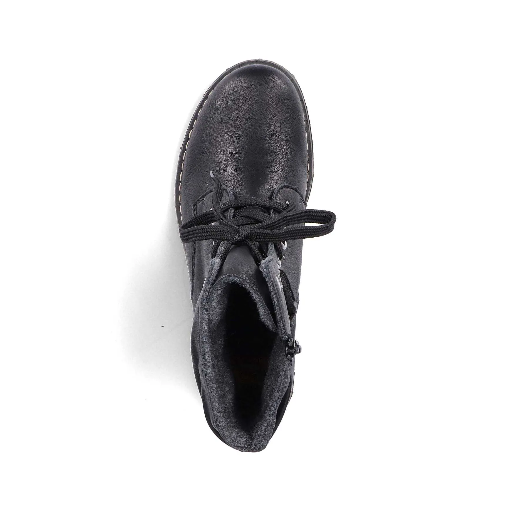 Rieker Women'S Corded Boots Asphalt Black