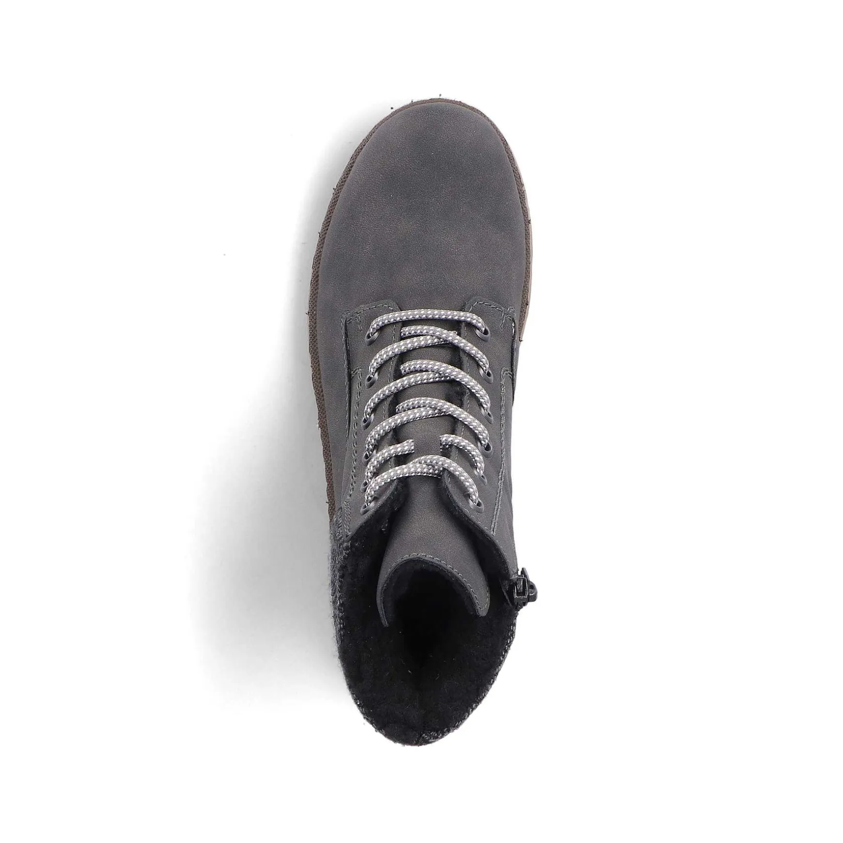 Rieker Women'S Corded Boots Asphalt Gray