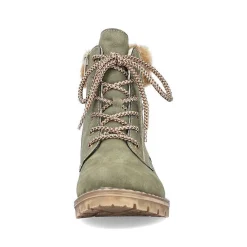 Rieker Women'S Corded Boots Leaf Green