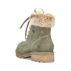 Rieker Women'S Corded Boots Leaf Green