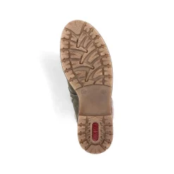 Rieker Women'S Corded Boots Leaf Green