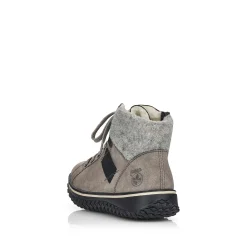 Rieker Women'S Corded Boots Platinum Gray