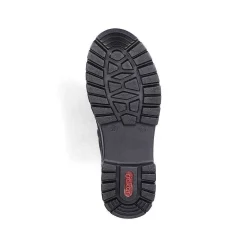 Rieker Women'S Corded Boots Deep Black