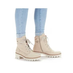 Rieker Women'S Corded Boots Light Beige