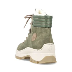 Rieker Women'S Corded Boots Leaf Green