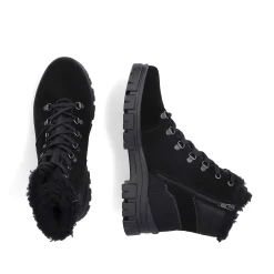 Rieker Women'S Corded Boots Night Black