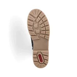 Rieker Women'S Corded Boots Graphite Black