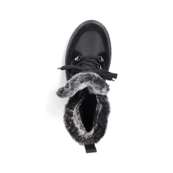 Rieker Women'S Corded Boots Night Black