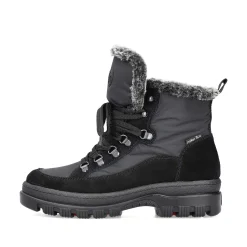 Rieker Women'S Corded Boots Night Black