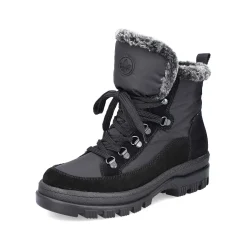 Rieker Women'S Corded Boots Night Black