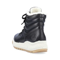 Rieker Women'S Corded Boots Midnight Black