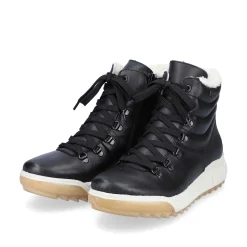 Rieker Women'S Corded Boots Midnight Black