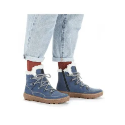 Rieker Women'S Corded Boots Sky Blue