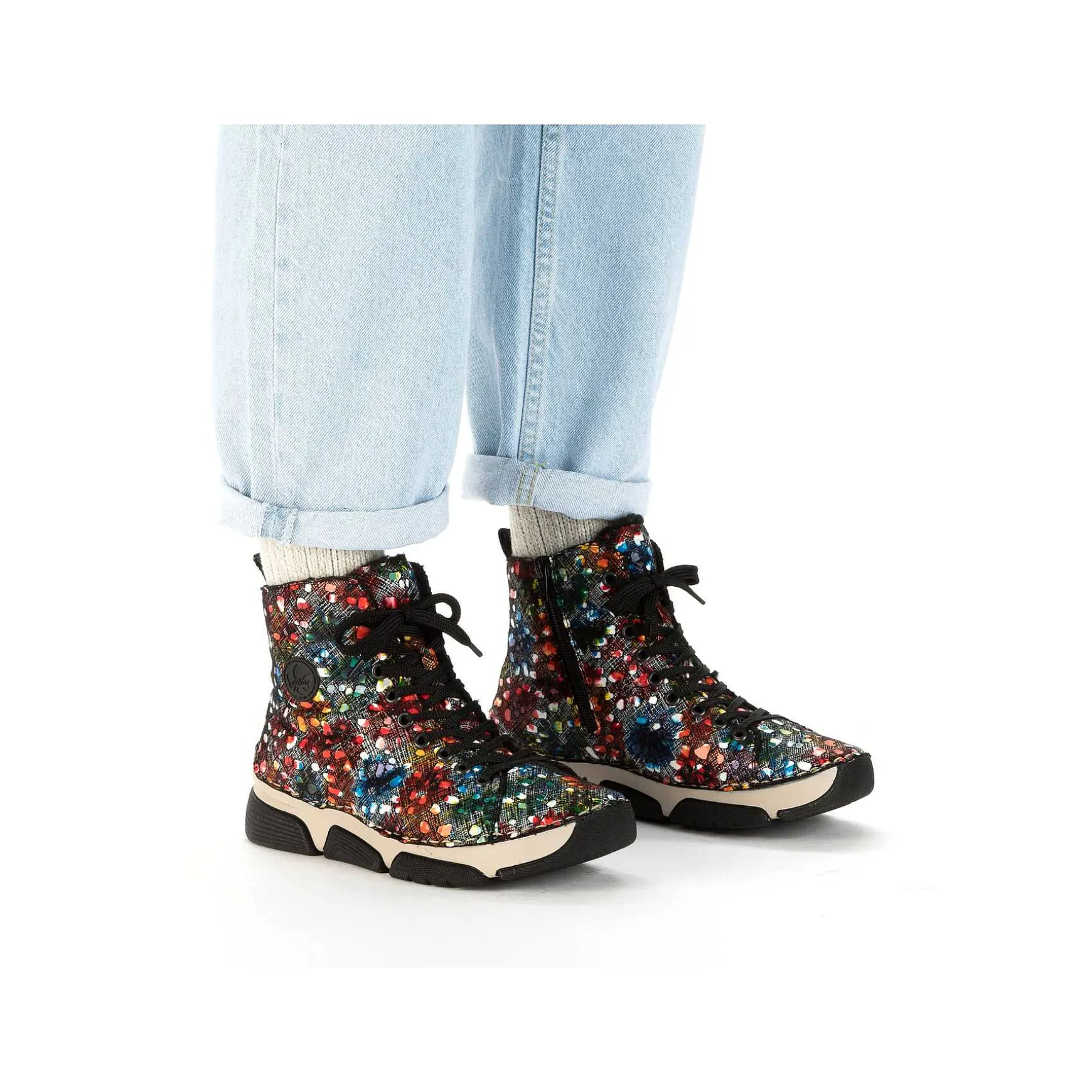 Rieker Women'S Corded Boots Multi