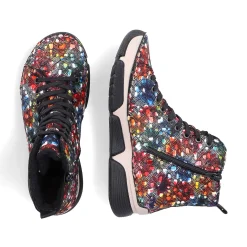 Rieker Women'S Corded Boots Multi