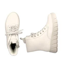 Rieker Women'S Corded Boots Light Beige