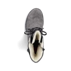 Rieker Women'S Corded Boots Moon Grey