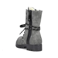 Rieker Women'S Corded Boots Moon Grey