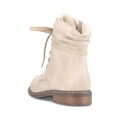 Rieker Women'S Corded Boots Vanilla Beige