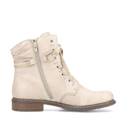 Rieker Women'S Corded Boots Vanilla Beige