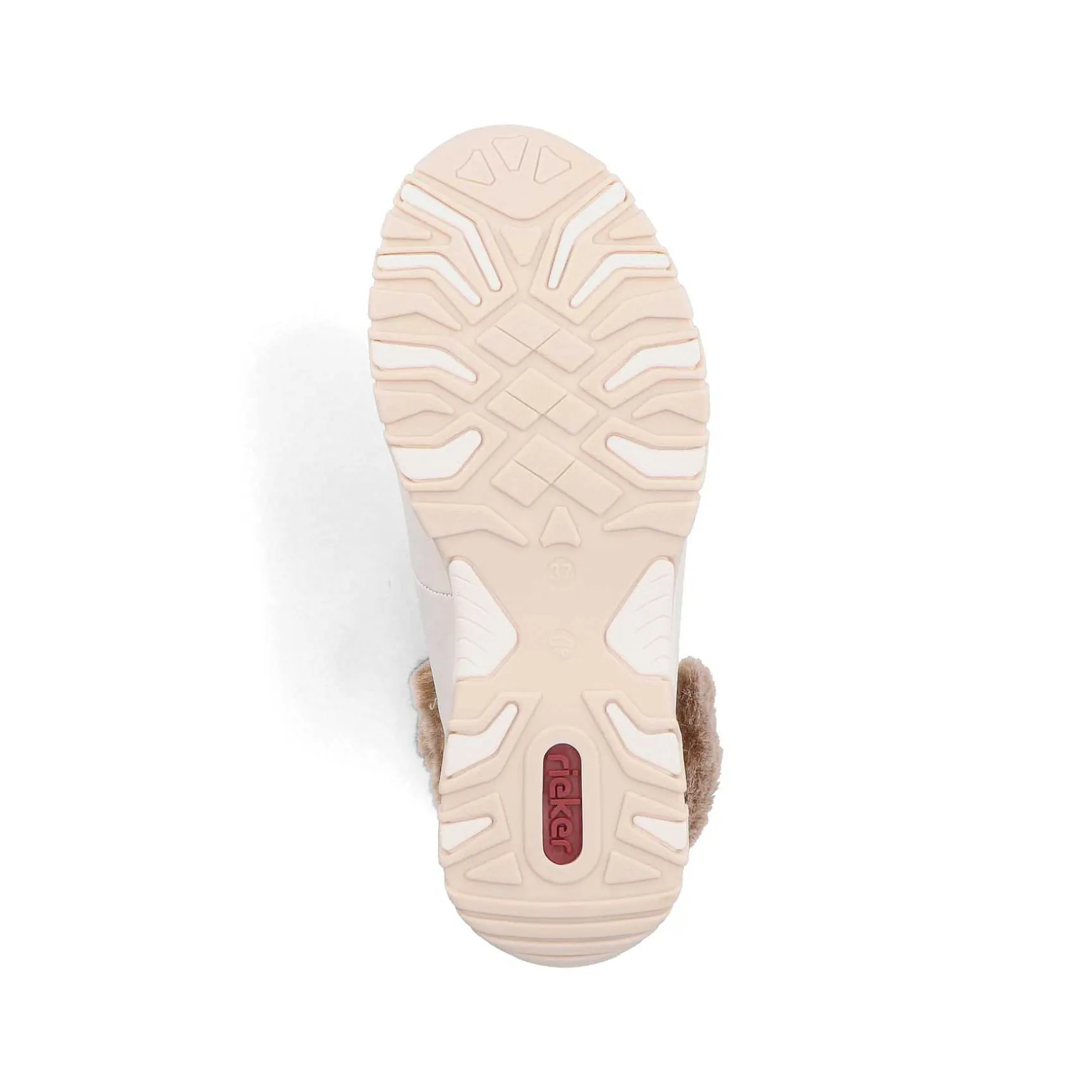 Rieker Women'S Corded Boots Brown Beige