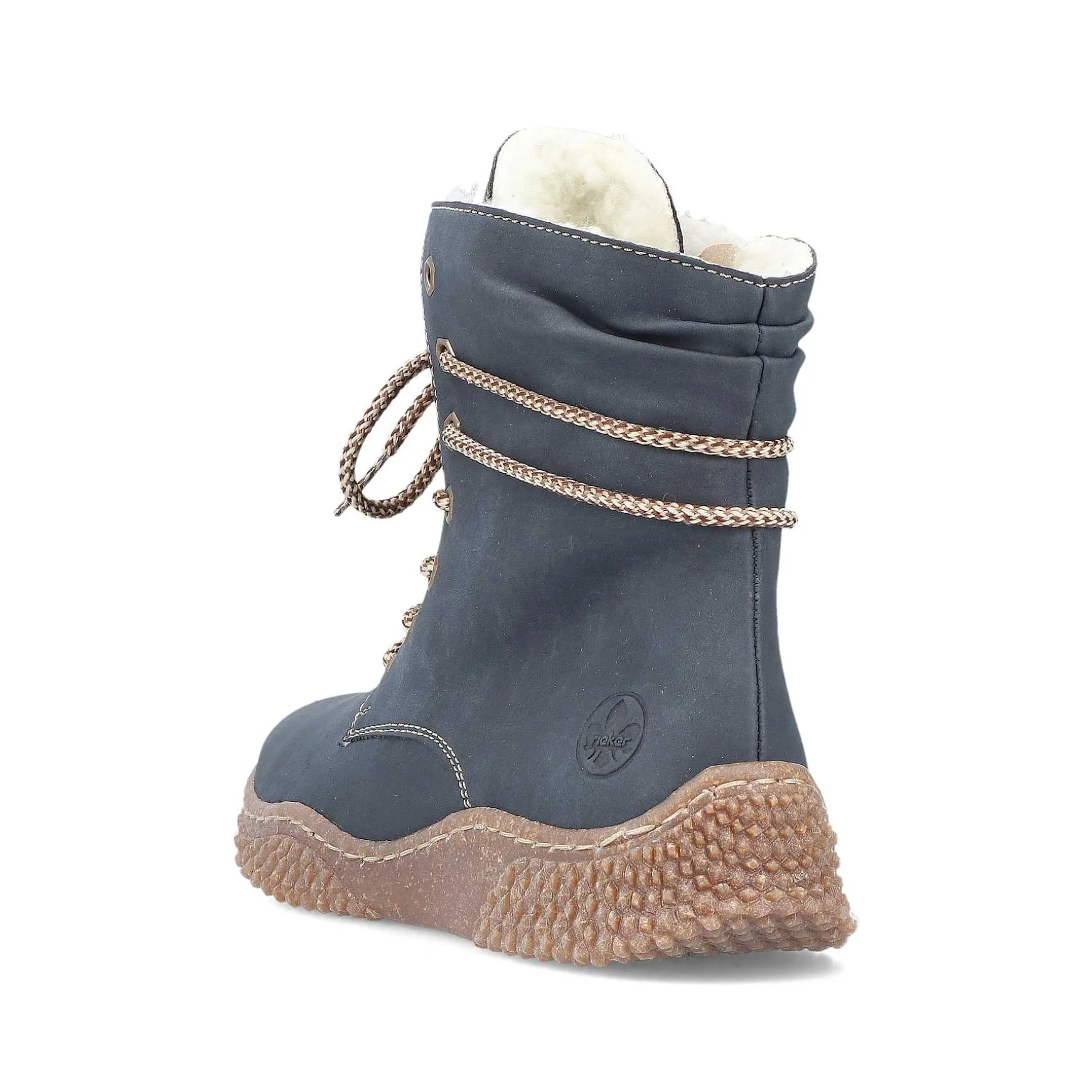 Rieker Women'S Corded Boots Royal Blue