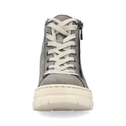 Rieker Women'S Corded Boots Dust Gray