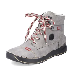 Rieker Women'S Corded Boots Moon Grey