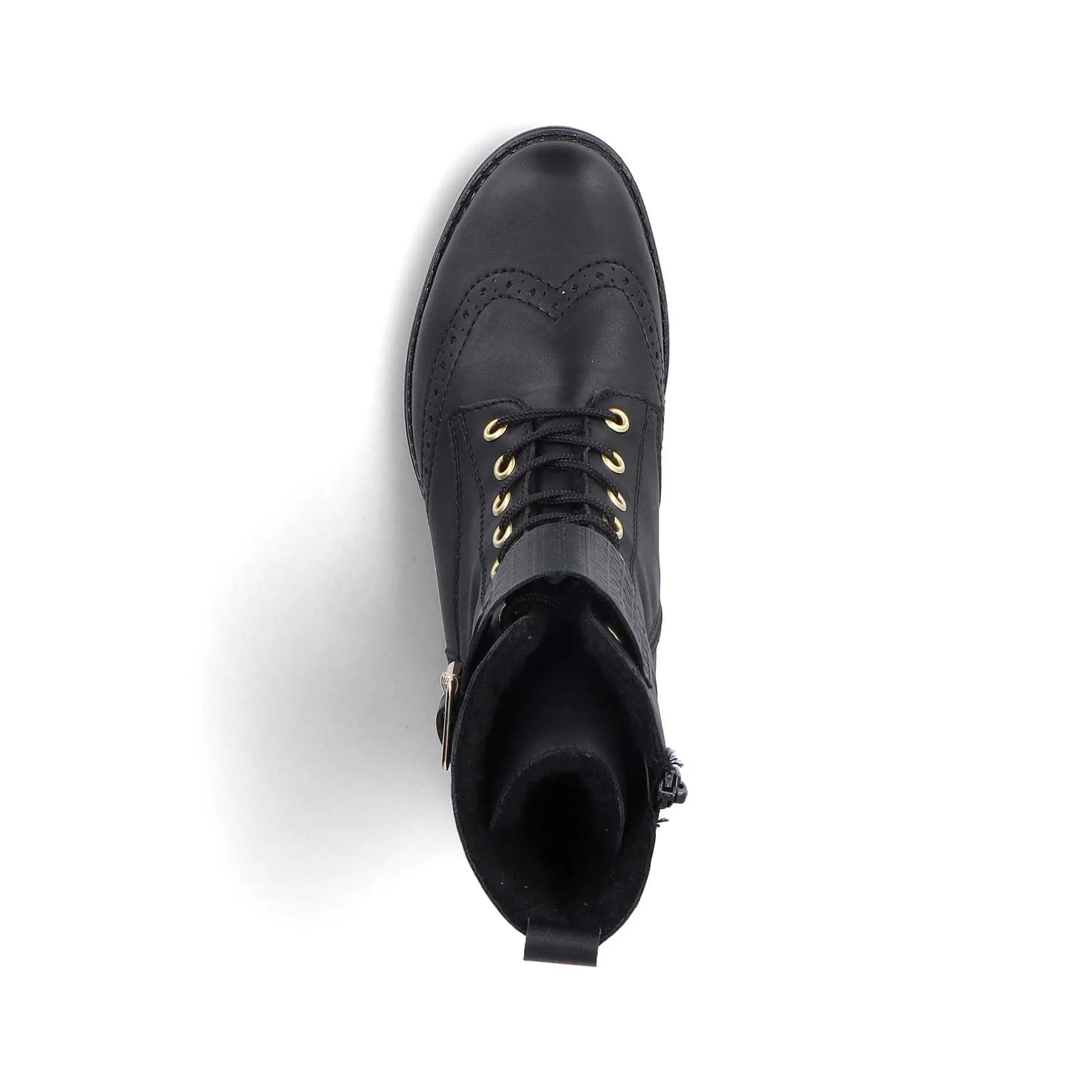 Rieker Women'S Corded Boots Asphalt Black