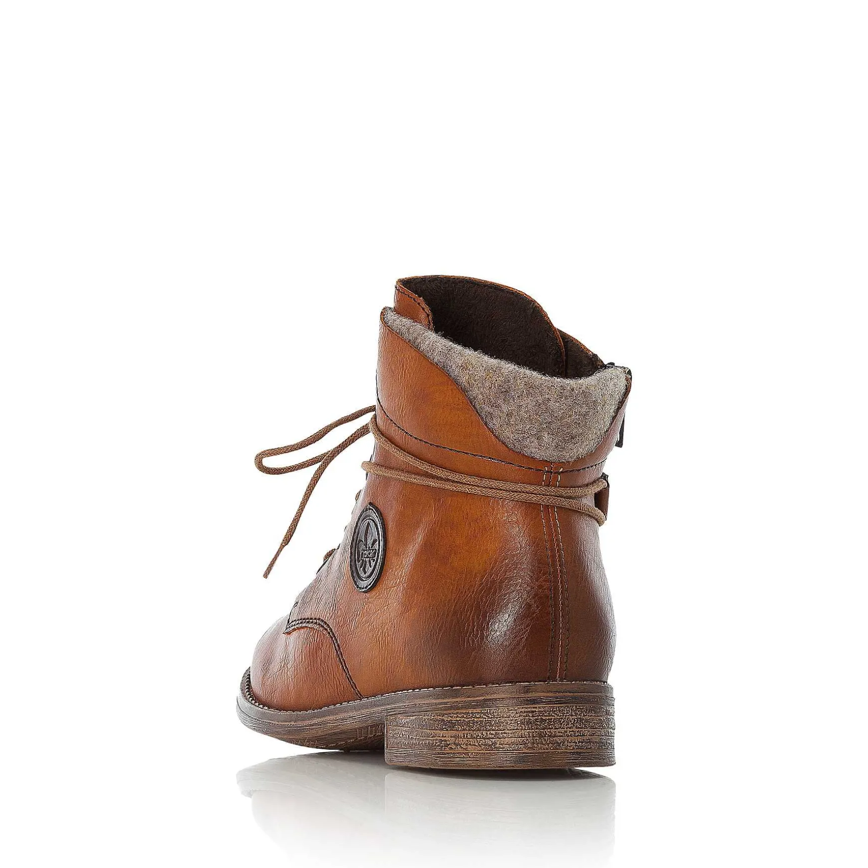 Rieker Women'S Corded Boots Cinnamon Brown