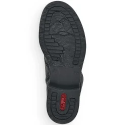 Rieker Women'S Corded Boots Asphalt Black